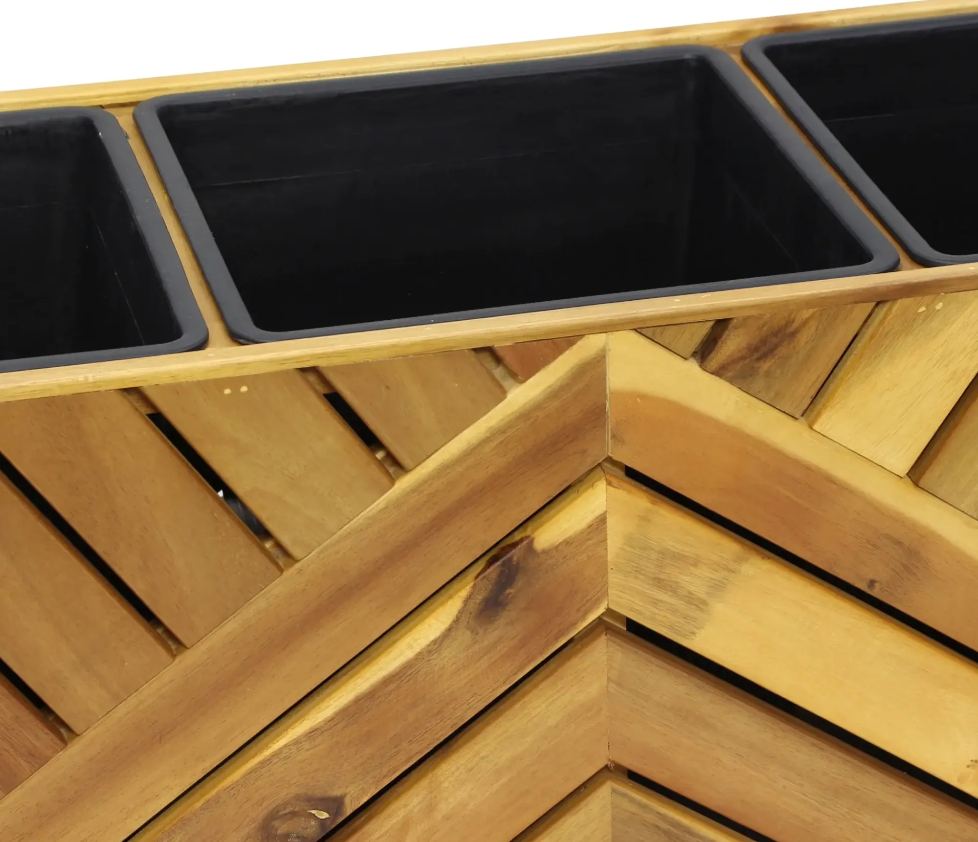 Pflanztöpfe|Frank Handels GmbH & Co. KG Pflanzkasten "Recycling Wood"