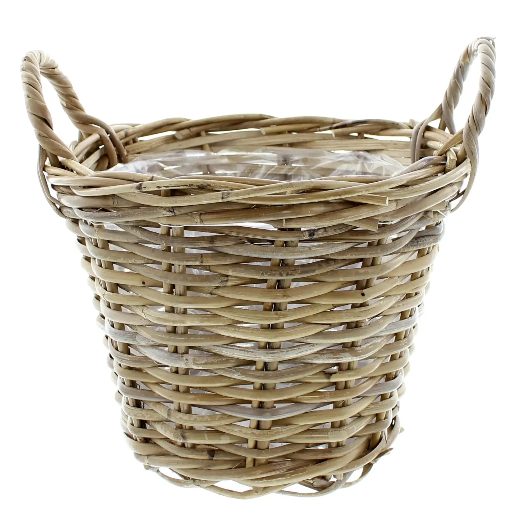 Herbstgarten|Pflanzkörbe|Frank Handels GmbH & Co. KG Pflanzkorb "Rattan", klein
