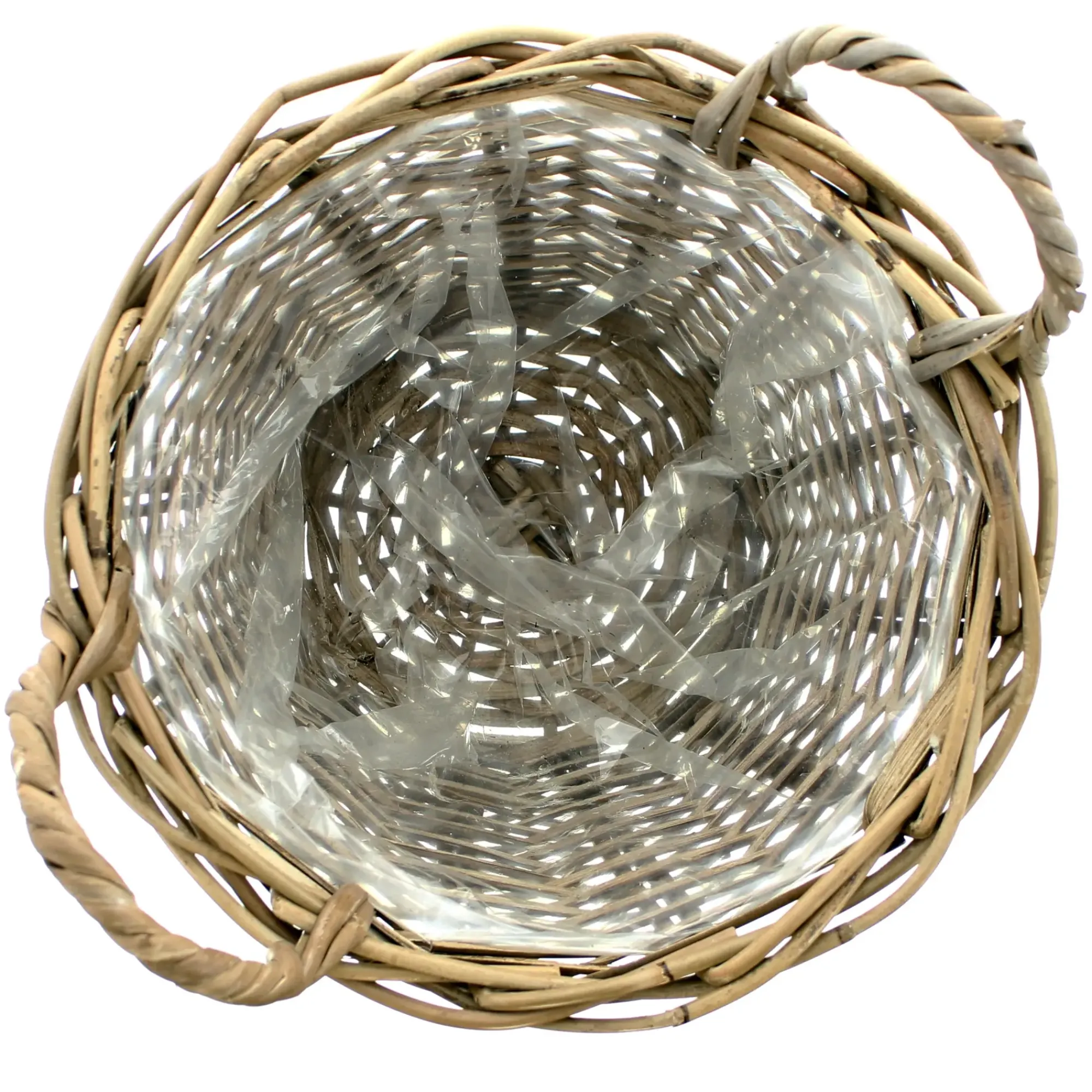 Herbstgarten|Pflanzkörbe|Frank Handels GmbH & Co. KG Pflanzkorb "Rattan", klein