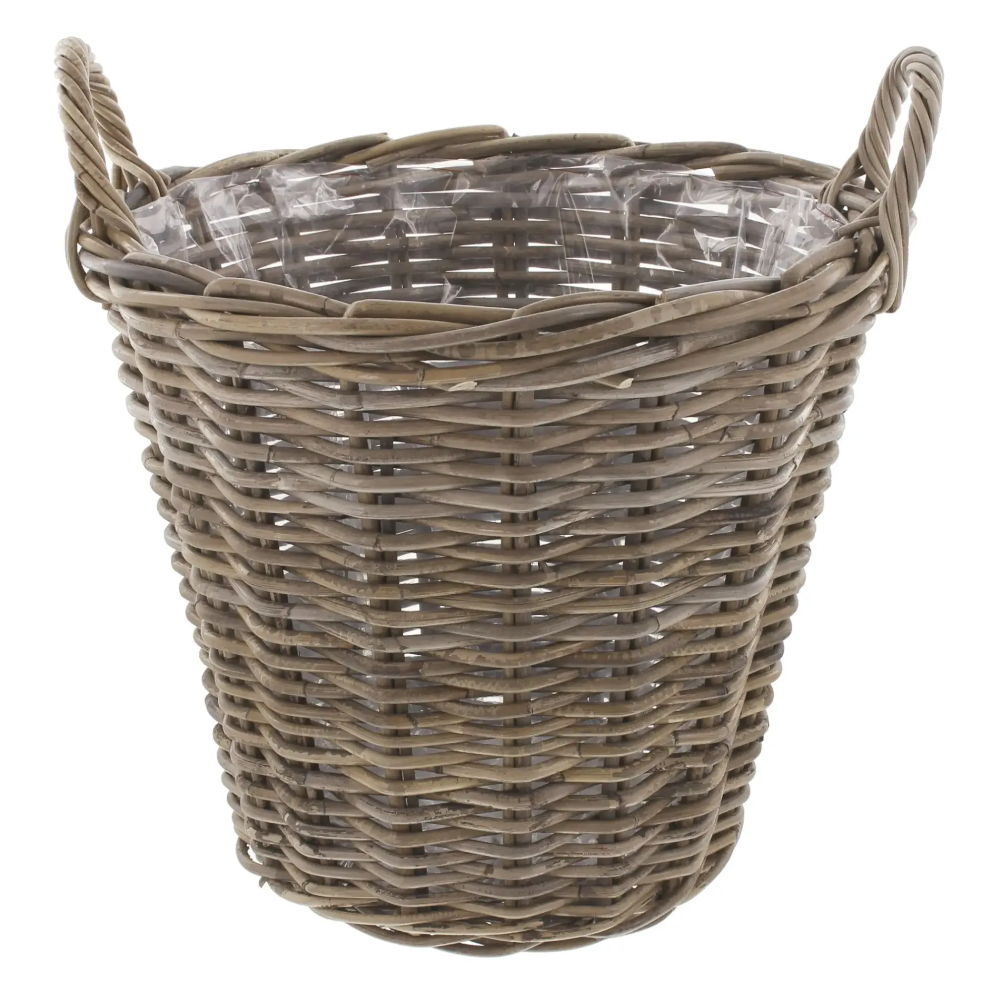 Herbstgarten|Füllkörbe & Universalkörbe|Frank Handels GmbH & Co. KG Pflanzkorb "Rattan", maxi