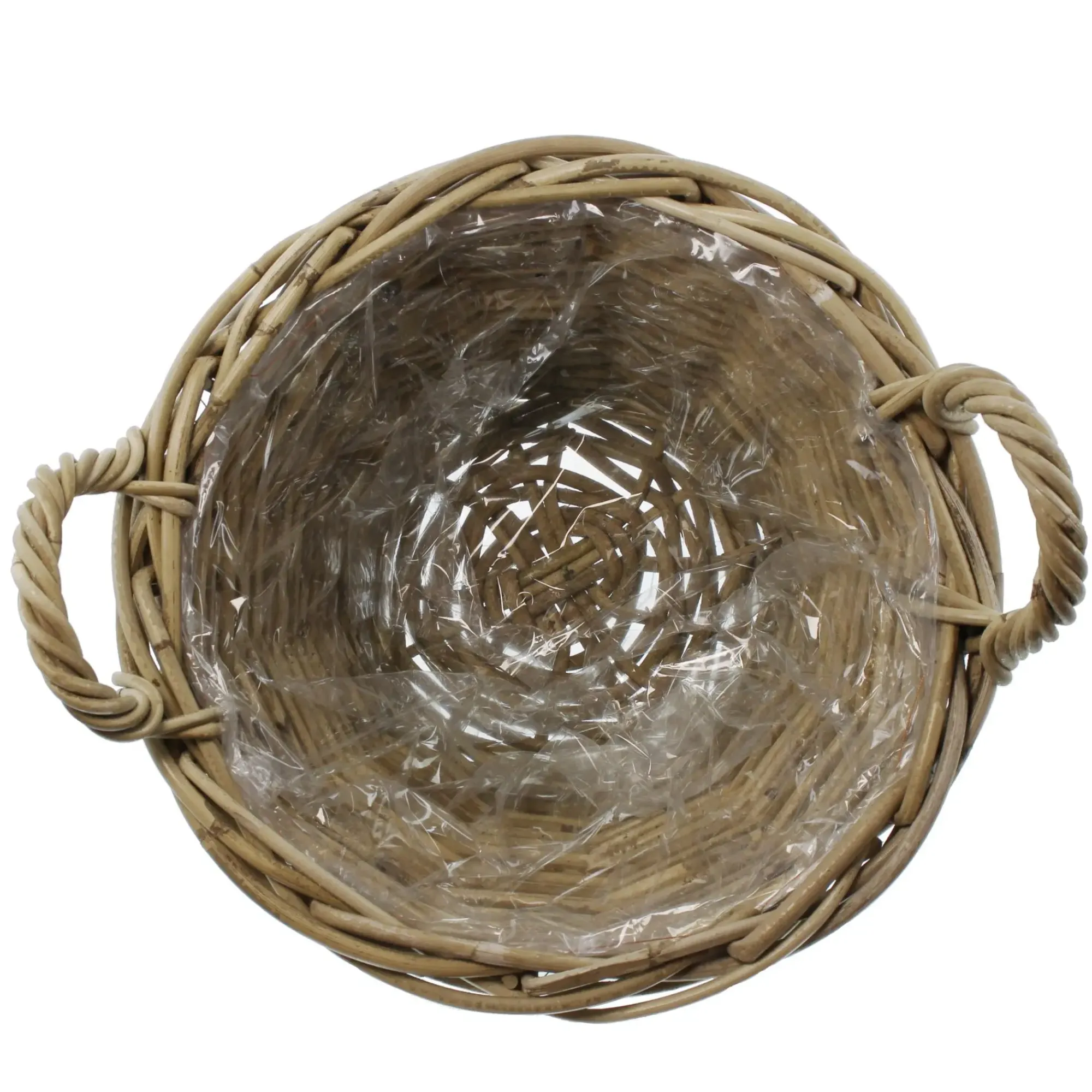 Herbstgarten|Füllkörbe & Universalkörbe|Frank Handels GmbH & Co. KG Pflanzkorb "Rattan", mittel