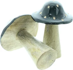 Dekopilze|Frank Handels GmbH & Co. KG Pilz "Blacky", 2er Set