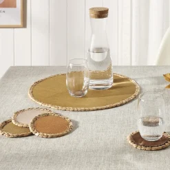 Tischsets|Herbstliche Tischwäsche|Frank Handels GmbH & Co. KG Platzset "Naturfarben", 8tlg.