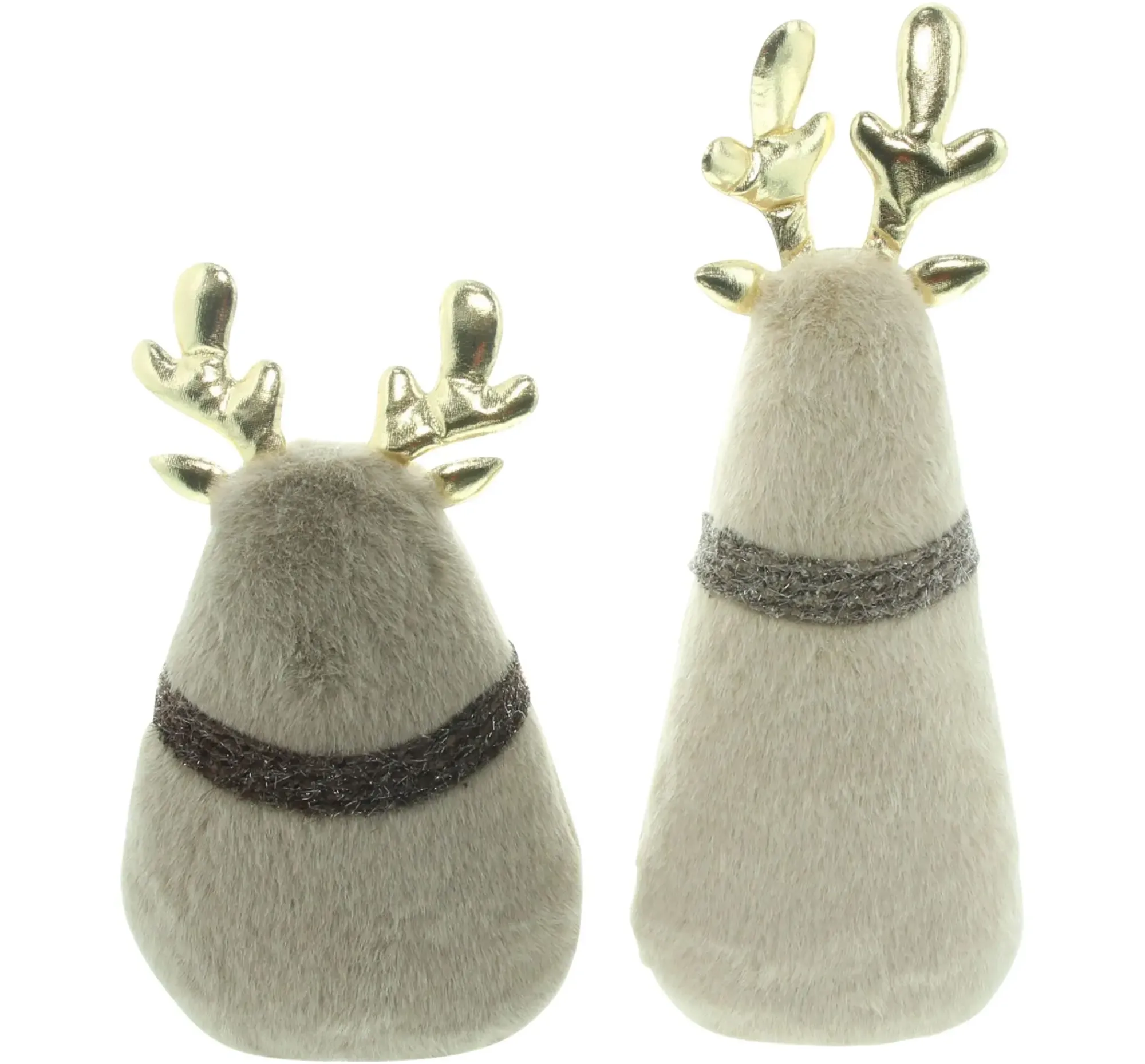 Weihnachtliche Dekofiguren|Frank Handels GmbH & Co. KG Plüschfigur "Rentier", 2er Set