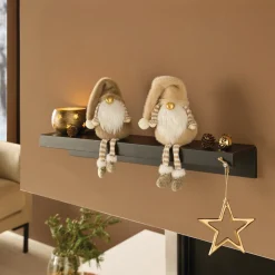 Weihnachtliche Dekofiguren|Frank Handels GmbH & Co. KG Plüschfigur "Wichtel", 2er Set
