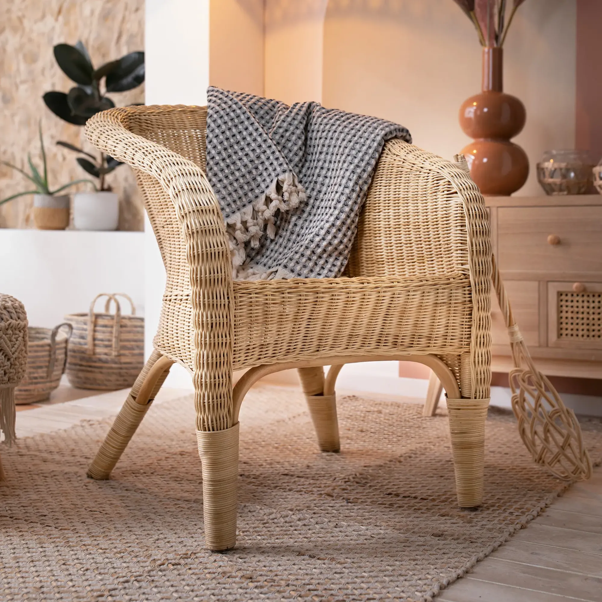 Sessel & Stühle|Flechtmöbel|Frank Handels GmbH & Co. KG Rattansessel "Comfort"
