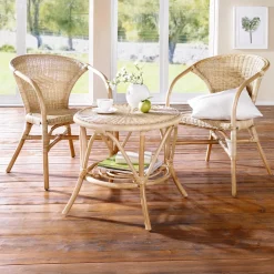 Sessel & Stühle|Flechtmöbel|Frank Handels GmbH & Co. KG Rattansessel "Nature"