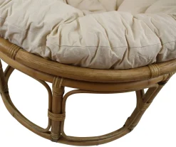 Sessel & Stühle|Flechtmöbel|Frank Handels GmbH & Co. KG Relaxsessel "Papasan", 3tlg.