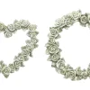 Herbstgarten|Grabschmuck|Frank Handels GmbH & Co. KG Rosendeko "Herz & Kranz", 2er Set