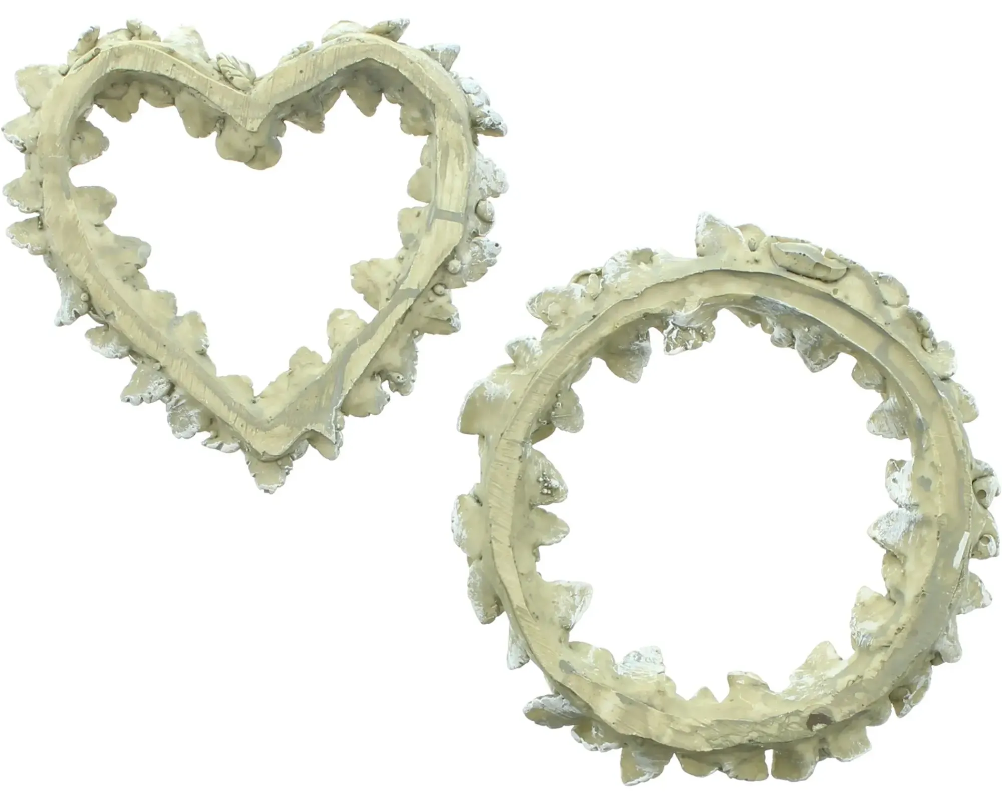 Herbstgarten|Grabschmuck|Frank Handels GmbH & Co. KG Rosendeko "Herz & Kranz", 2er Set