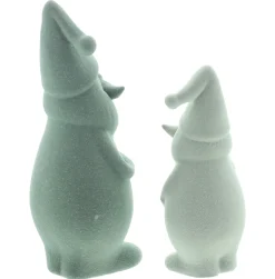 Weihnachtliche Dekofiguren|Weihnachtsmänner|Frank Handels GmbH & Co. KG Santa "Green", 2er Set