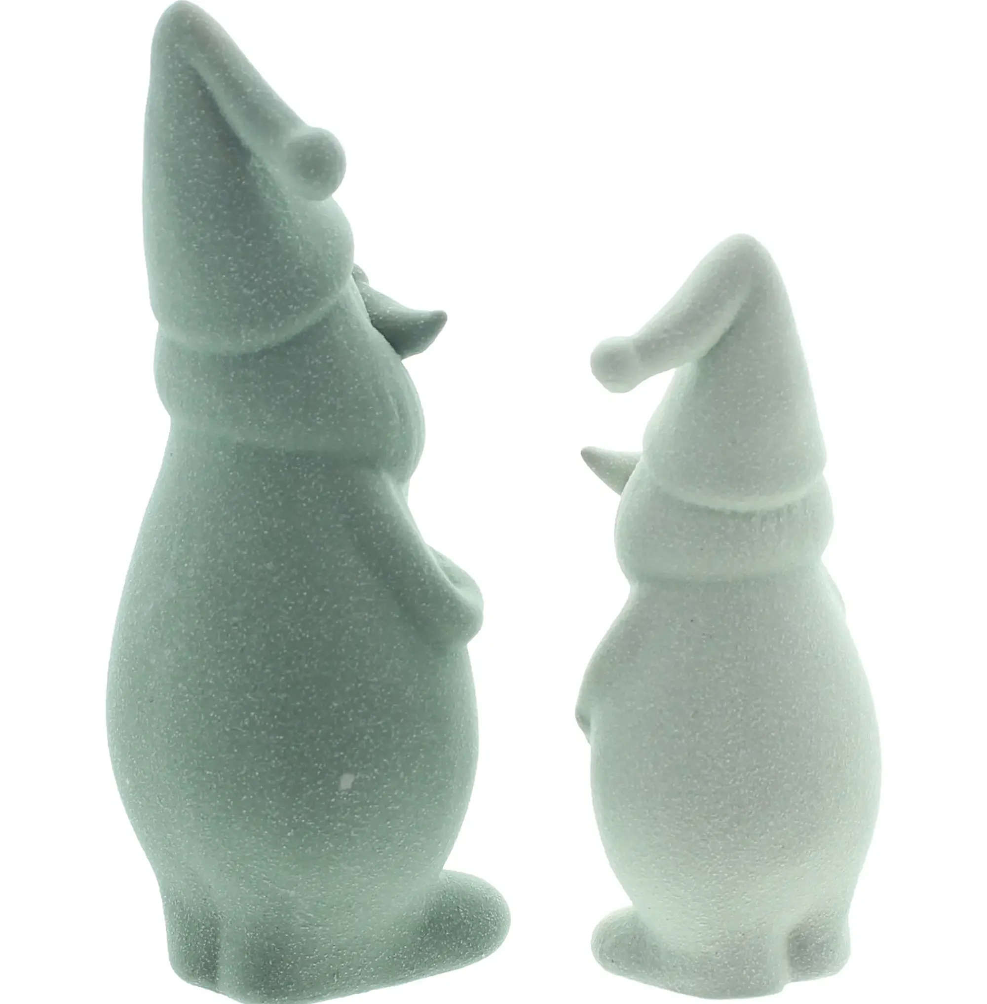 Weihnachtliche Dekofiguren|Weihnachtsmänner|Frank Handels GmbH & Co. KG Santa "Green", 2er Set
