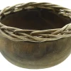 Herbstliche Dekoschalen|Dekoschalen & -Etageren|Frank Handels GmbH & Co. KG Schale "Flechtrand", rund