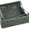 Schalen|Korbtabletts|Frank Handels GmbH & Co. KG Schale "Grau", 2er Set
