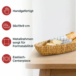 Brotkörbe|Schalen|Frank Handels GmbH & Co. KG Schale "Schiffchen", groß