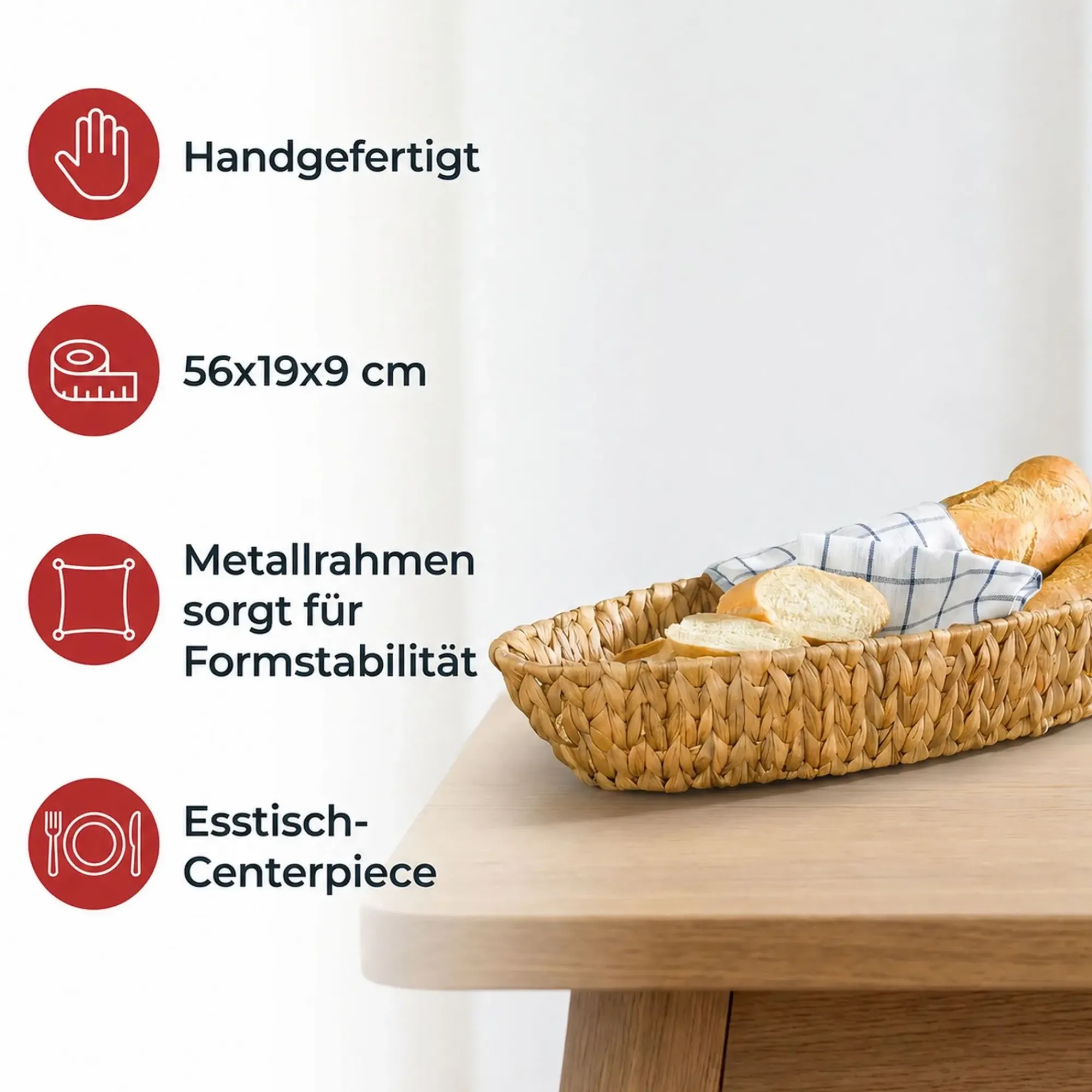 Brotkörbe|Schalen|Frank Handels GmbH & Co. KG Schale "Schiffchen", groß