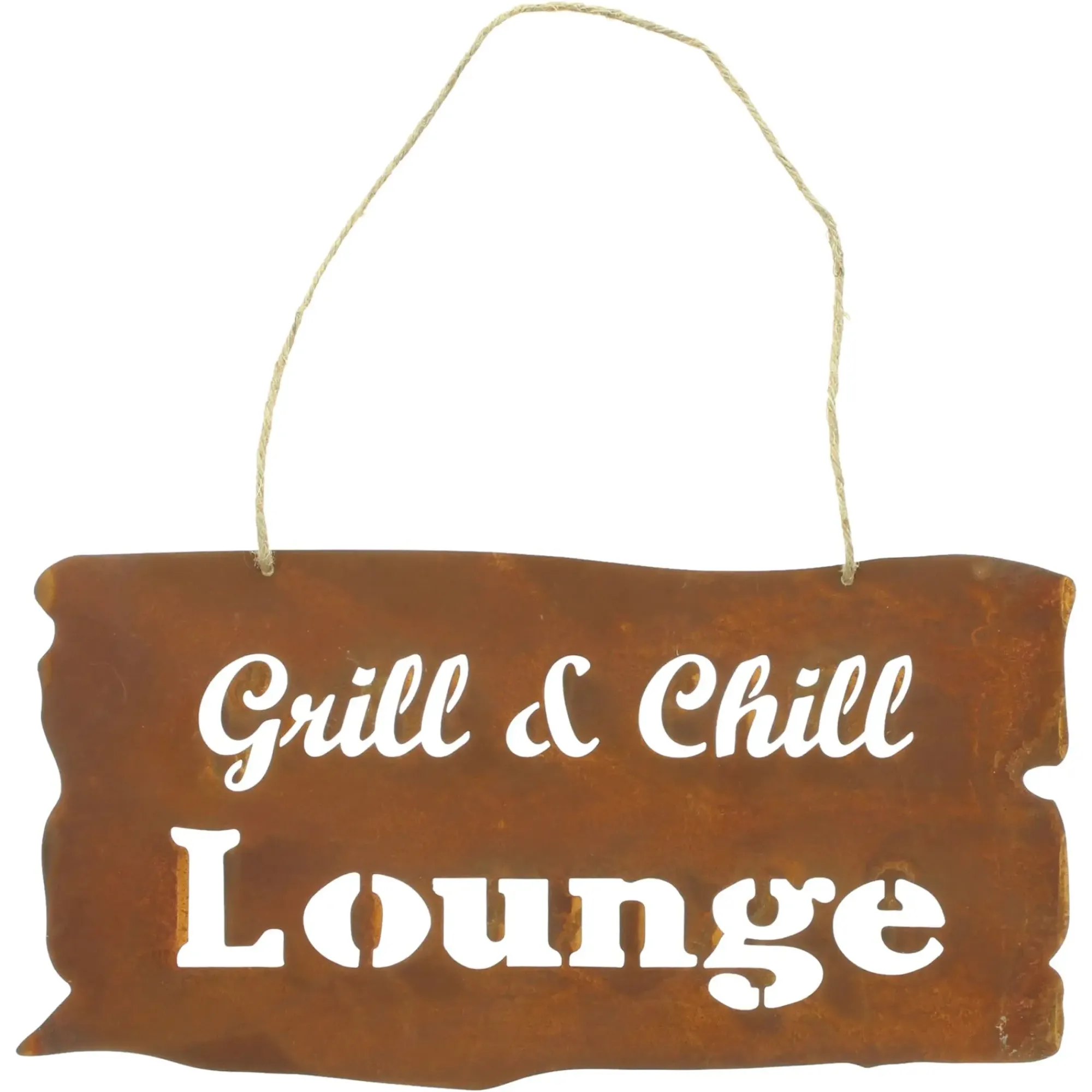 Gartendeko|Wanddeko|Frank Handels GmbH & Co. KG Schild "Grill & Chill Lounge"