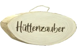 Wanddeko|Dekohänger|Frank Handels GmbH & Co. KG Schild "Hüttenzauber"
