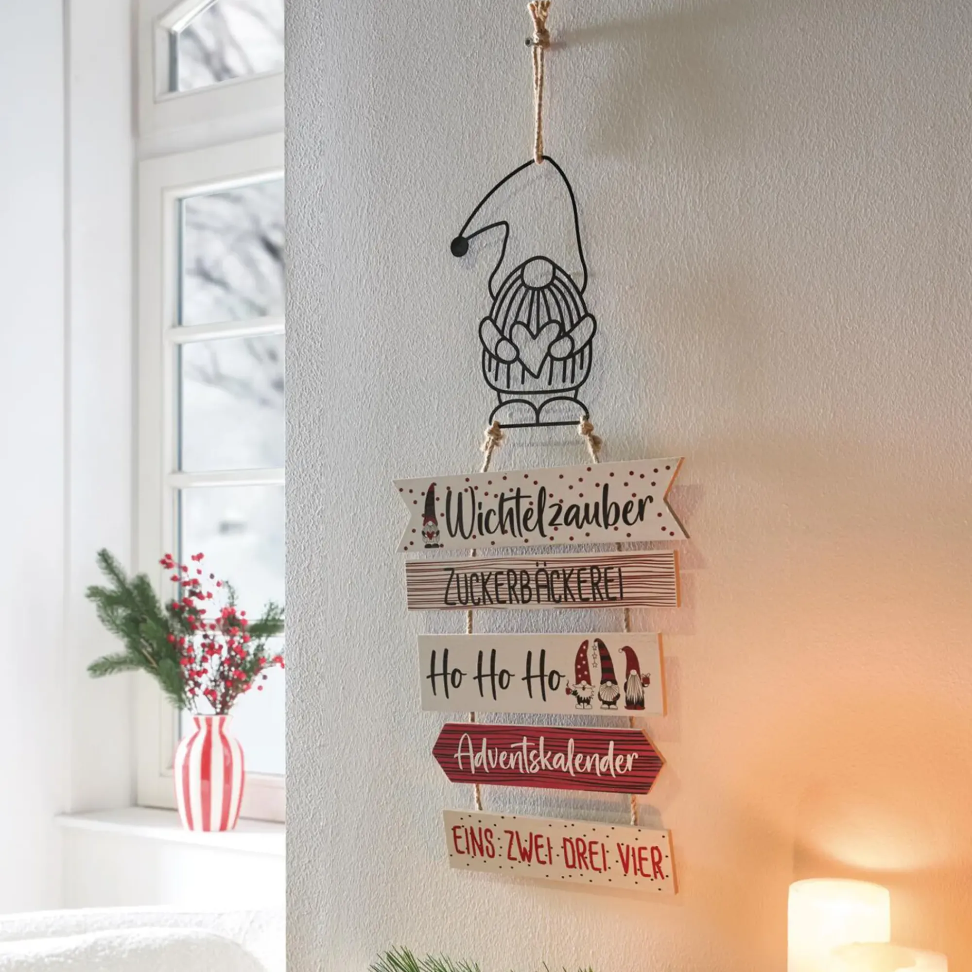 Dekohänger|Frank Handels GmbH & Co. KG Schild "Weihnachts-Wichtelzauber"