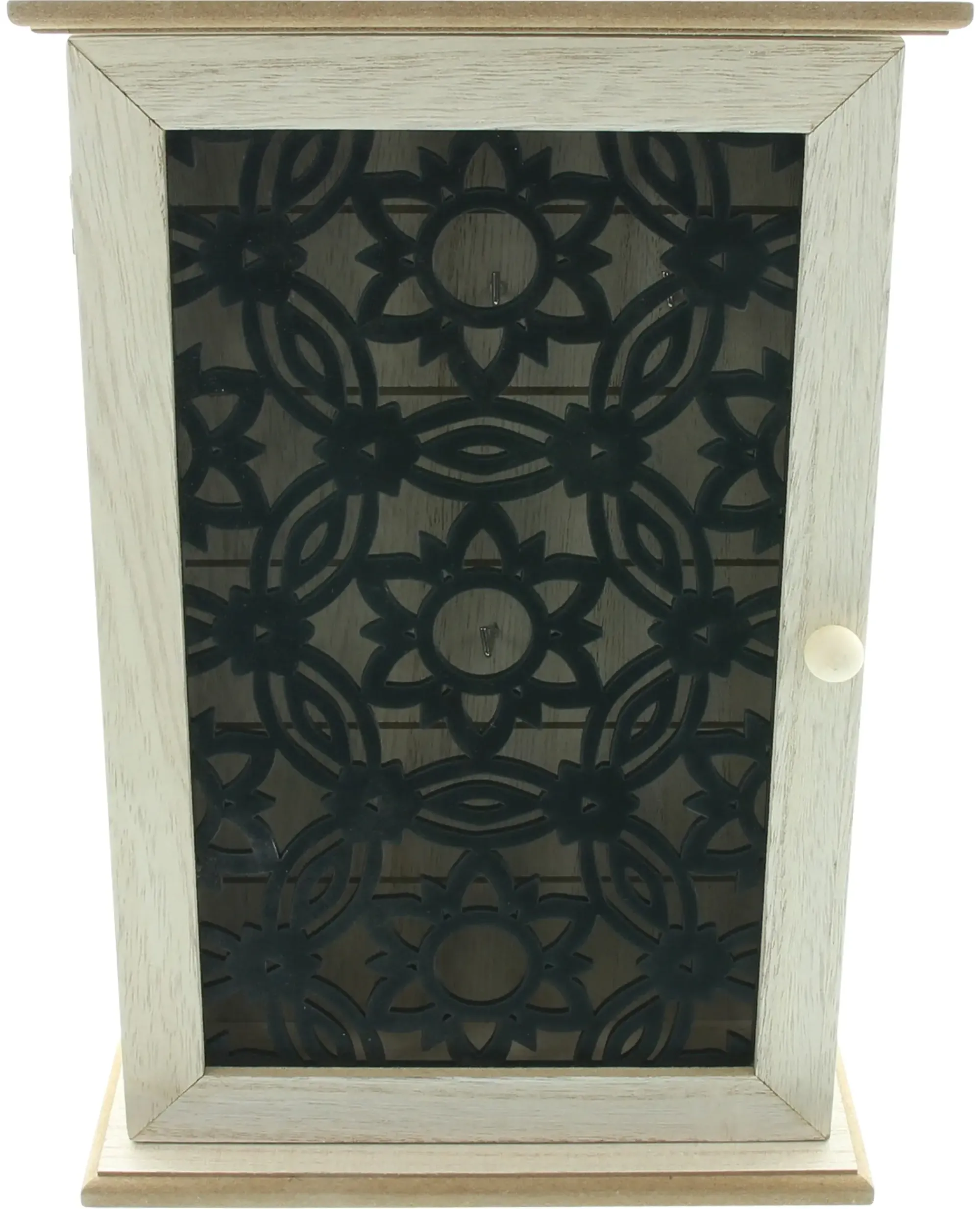 Wohnzimmer|Flur|Frank Handels GmbH & Co. KG Schlüsselbox "Black Flowers"