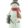 Weihnachtliche Dekofiguren|Frank Handels GmbH & Co. KG Schneemann "Roter Schal"