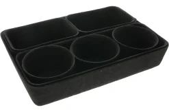 Wohnzimmer|Kalender & Organizer|Frank Handels GmbH & Co. KG Schubladen-Organizer "Black", 8tlg.
