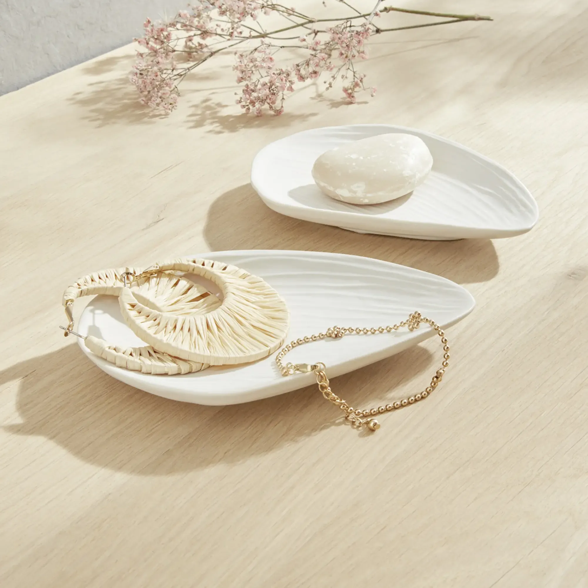 Badezimmer|Frank Handels GmbH & Co. KG Seifenschale "Muschel", 2er Set