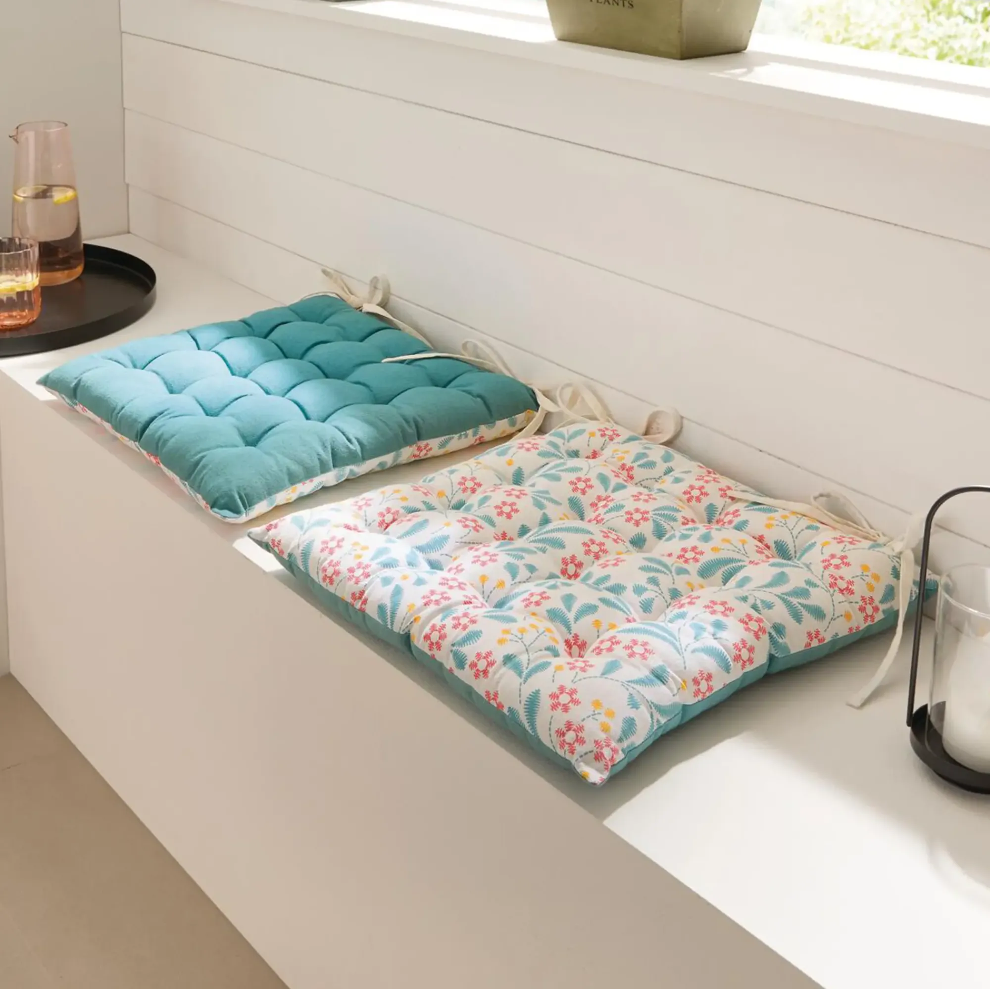 Sitzkissen|Frank Handels GmbH & Co. KG Sitzkissen "Blossom", 2er Set