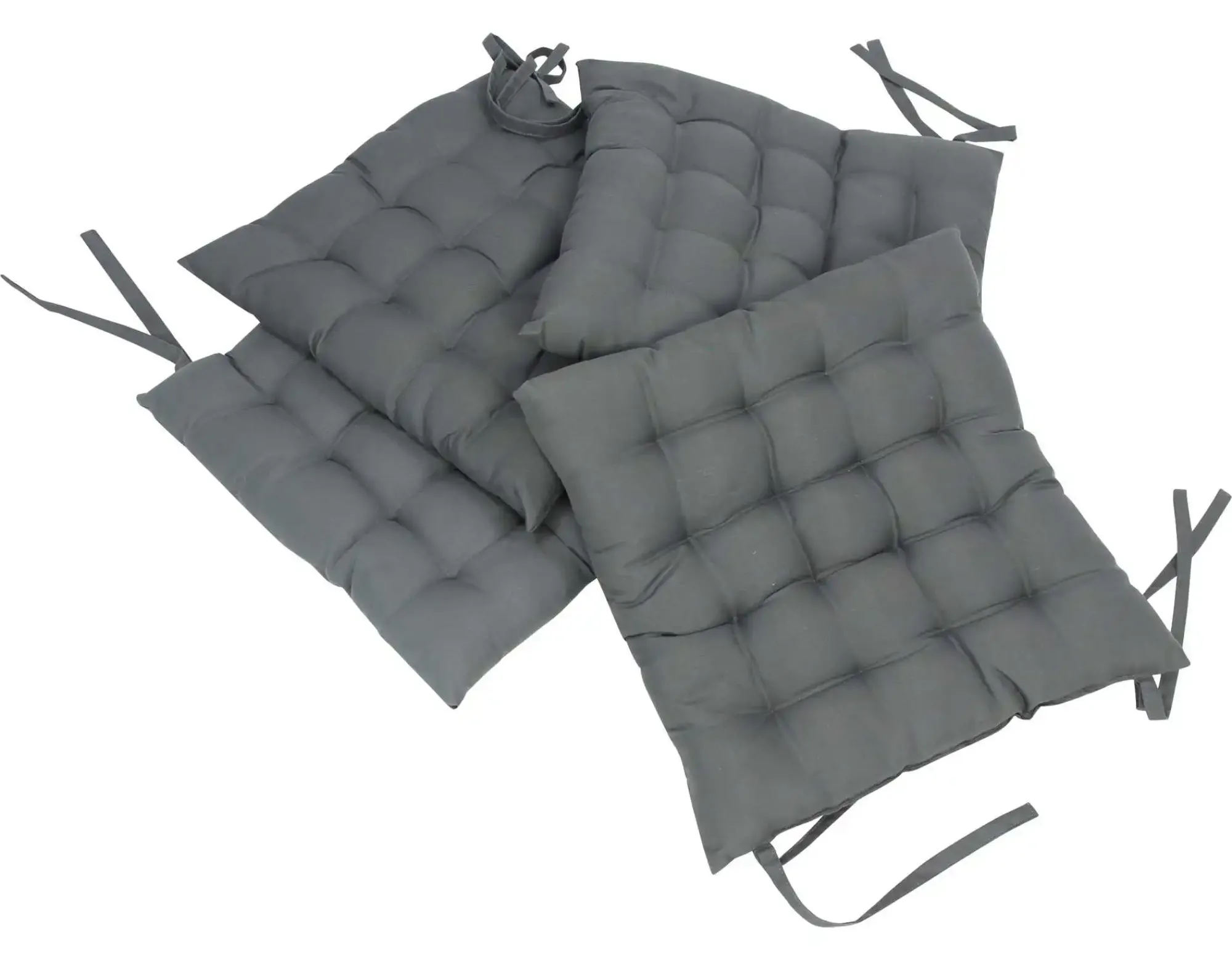 Sitzkissen|Frank Handels GmbH & Co. KG Sitzkissen "Grey", 4er Set