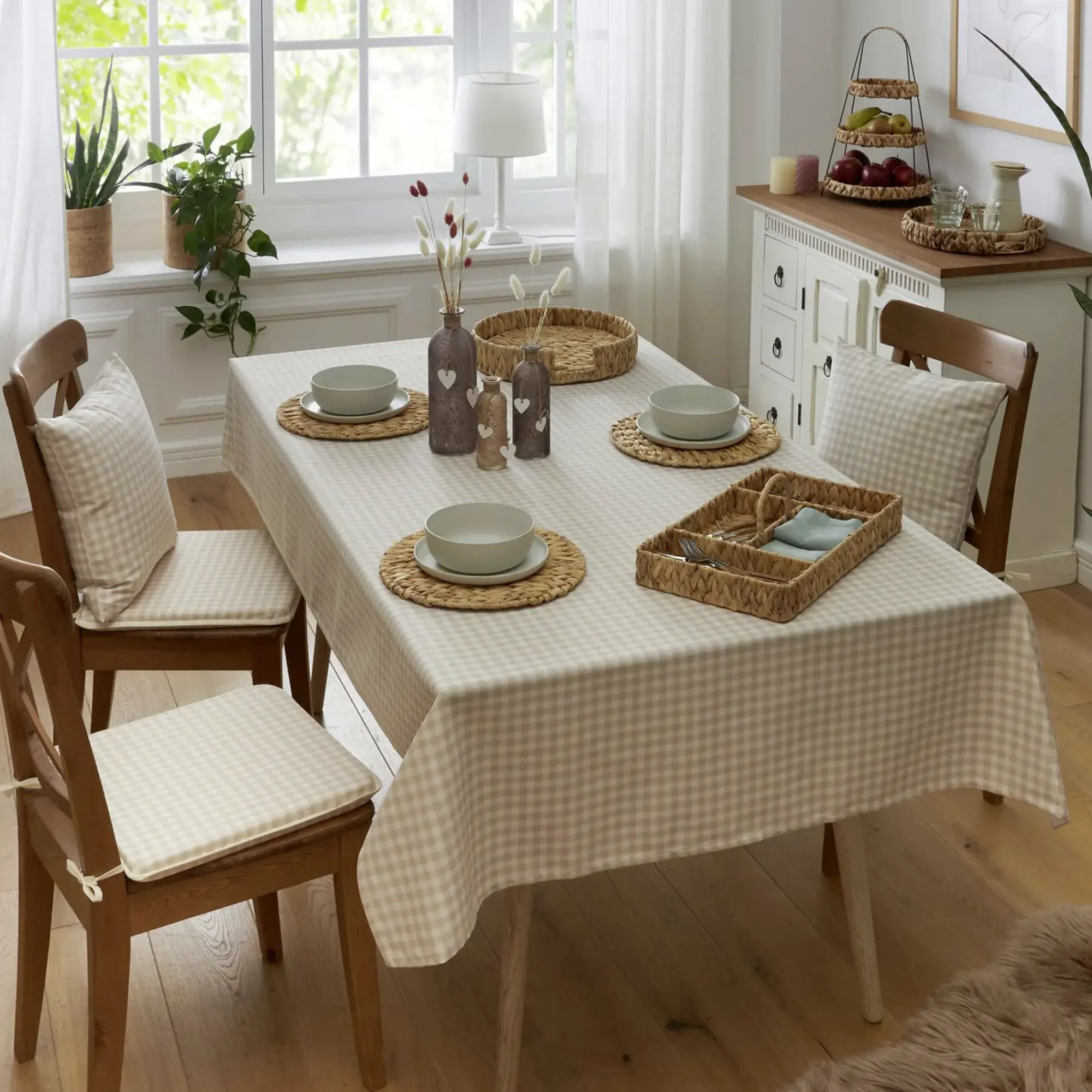 Sitzkissen|Frank Handels GmbH & Co. KG Sitzkissen "Maison naturelle", flach