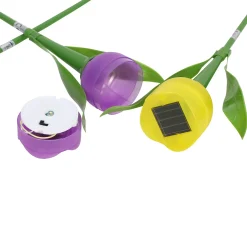 Solar-Beleuchtung|Frank Handels GmbH & Co. KG Solar-Deko "Tulpe", 3er Set
