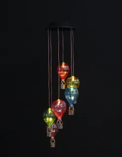 Gartendeko|Solar-Beleuchtung|Frank Handels GmbH & Co. KG Solar-Mobile "Heißluftballons"