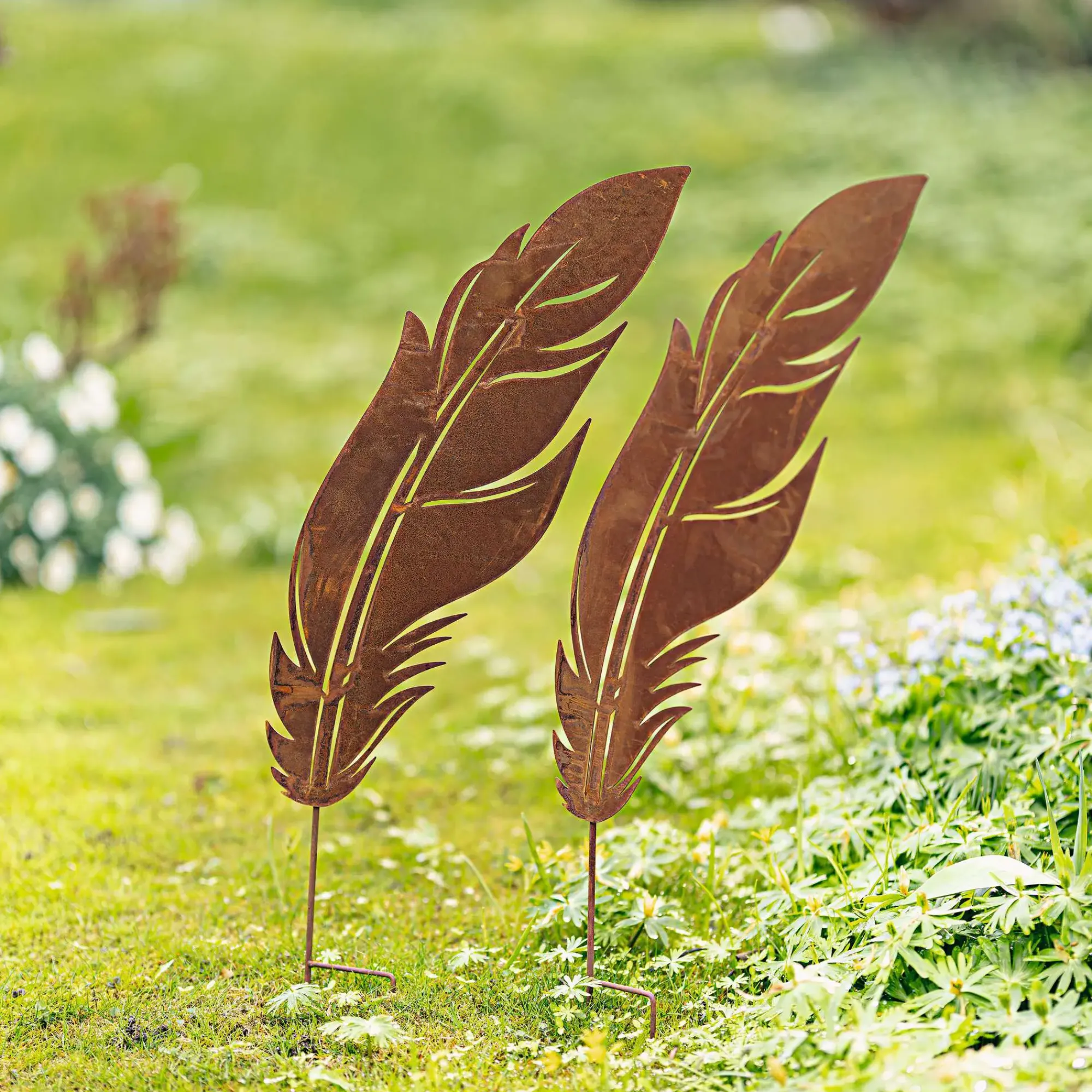 Herbstgarten|Gartenstecker|Frank Handels GmbH & Co. KG Stecker "Feder"