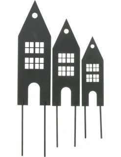 Streuer & Stecker|Dekohäuser|Frank Handels GmbH & Co. KG Stecker "Haus", 3er Set