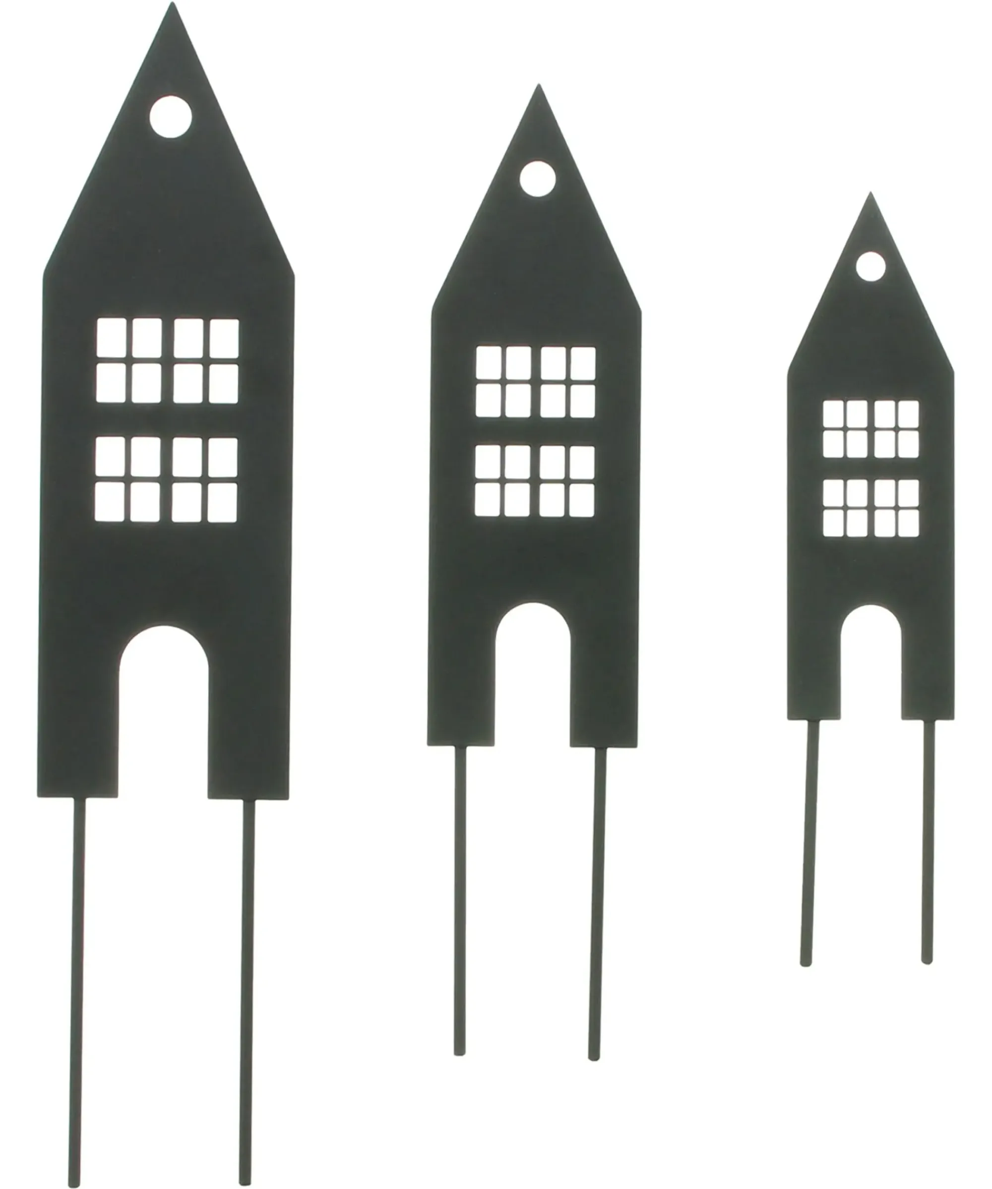 Streuer & Stecker|Dekohäuser|Frank Handels GmbH & Co. KG Stecker "Haus", 3er Set