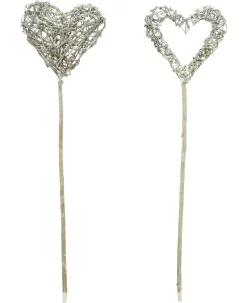 Streuer & Stecker|Gartenstecker|Frank Handels GmbH & Co. KG Stecker "Herz", 2er Set