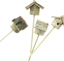 Herbstliche Streuer & Stecker|Streuer & Stecker|Frank Handels GmbH & Co. KG Stecker "Häuschen", 4er Set