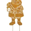 Weihnachtliche Streuer & Stecker|Figuren Für Den Garten|Frank Handels GmbH & Co. KG Stecker "Santa mit Laterne"
