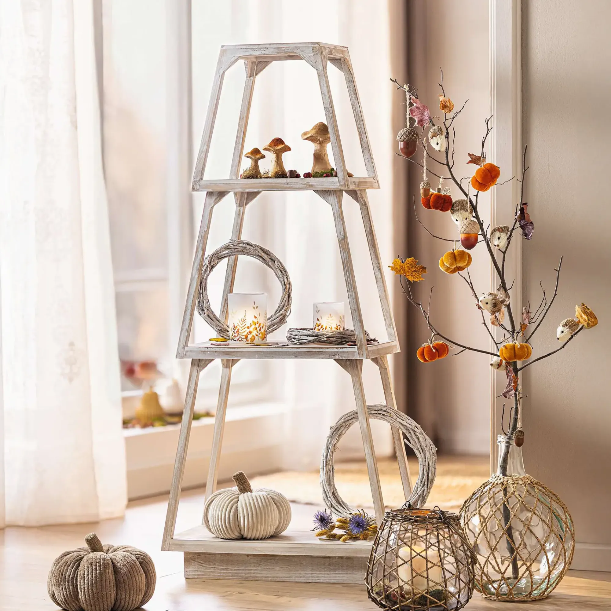 Regale|Wohnzimmer|Frank Handels GmbH & Co. KG Steckregal "Shabby-Brown"