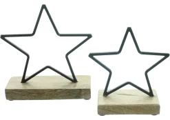 Sterne|Frank Handels GmbH & Co. KG Stern "Black", 2er Set