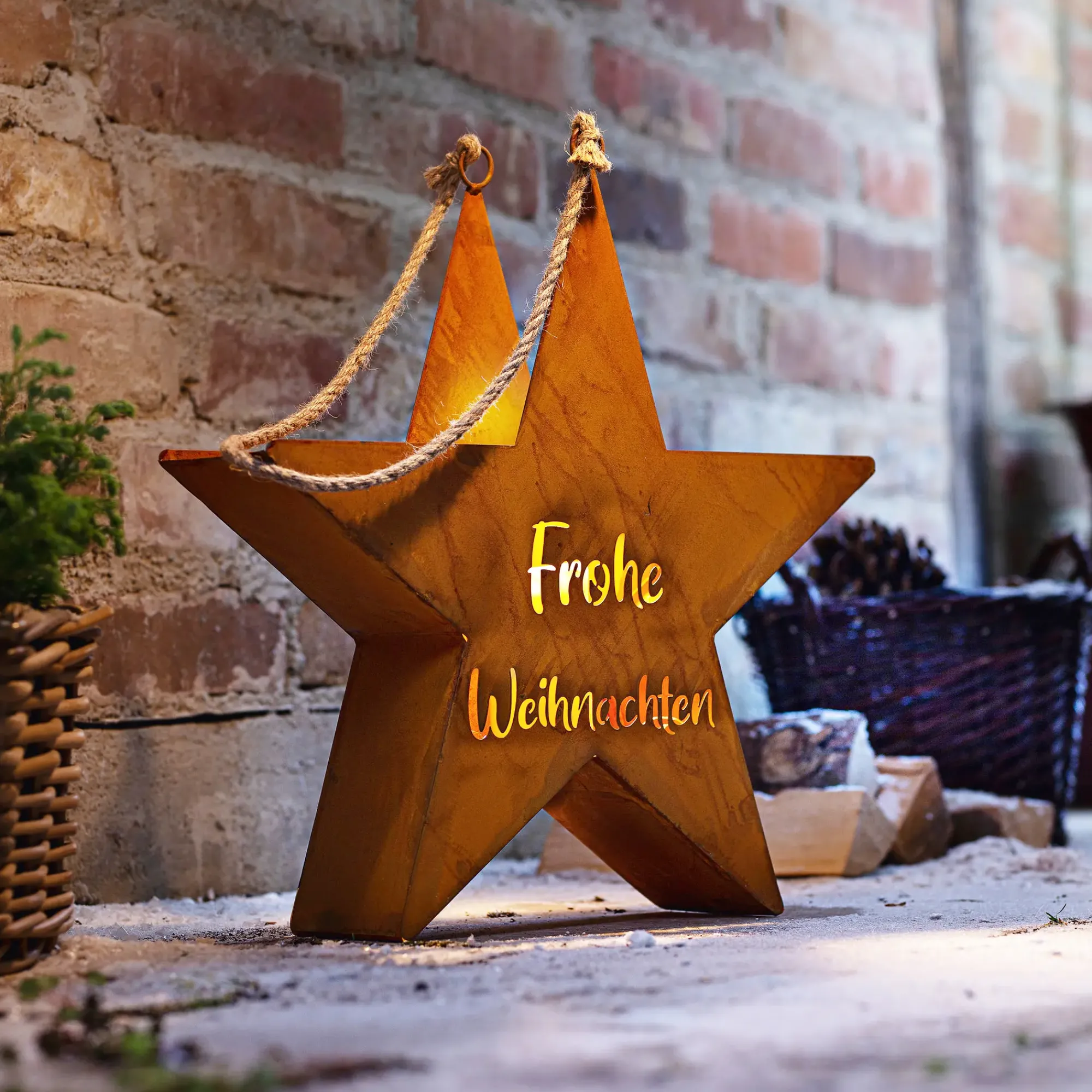 Sterne|Frank Handels GmbH & Co. KG Stern "Frohe Weihnachten", groß
