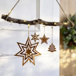 Dekohänger|Baumschmuck|Frank Handels GmbH & Co. KG Sternhänger "Rost"