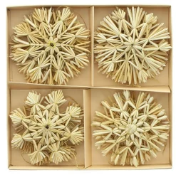 Dekohänger|Baumschmuck|Frank Handels GmbH & Co. KG Strohsterne "Tradition", 20er Set