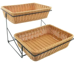 Ladendeko|Auslagekörbe & Regalkörbe|Frank Handels GmbH & Co. KG Stufen-Etagere "Poly"