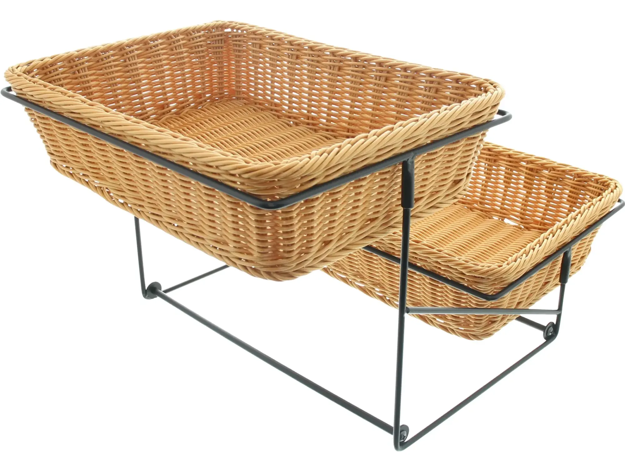 Ladendeko|Auslagekörbe & Regalkörbe|Frank Handels GmbH & Co. KG Stufen-Etagere "Poly"