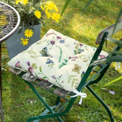 Outdoor-Sitzkissen|Outdoortextilien|Frank Handels GmbH & Co. KG Stuhlkissen "Sommerwiese"