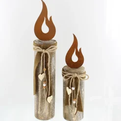 Dekosäulen|Weihnachtliche Gartendeko|Frank Handels GmbH & Co. KG Säule