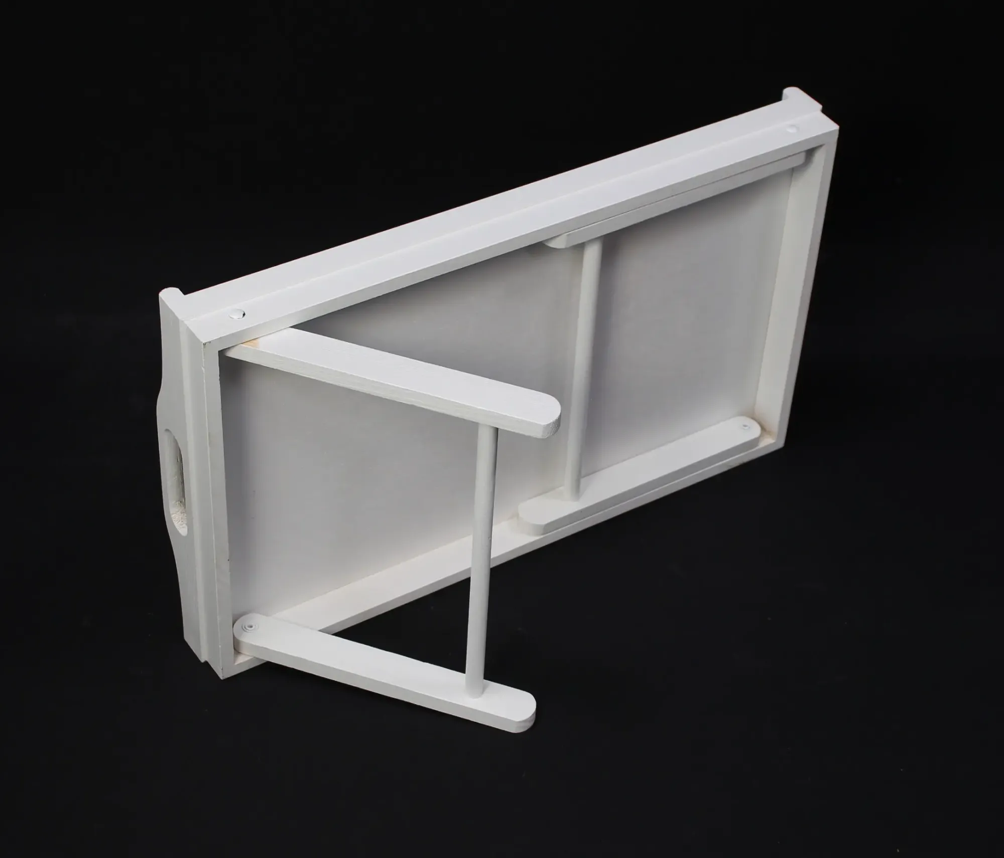 Küche|Tabletts|Frank Handels GmbH & Co. KG Tablett "Simply White" mit Füßen