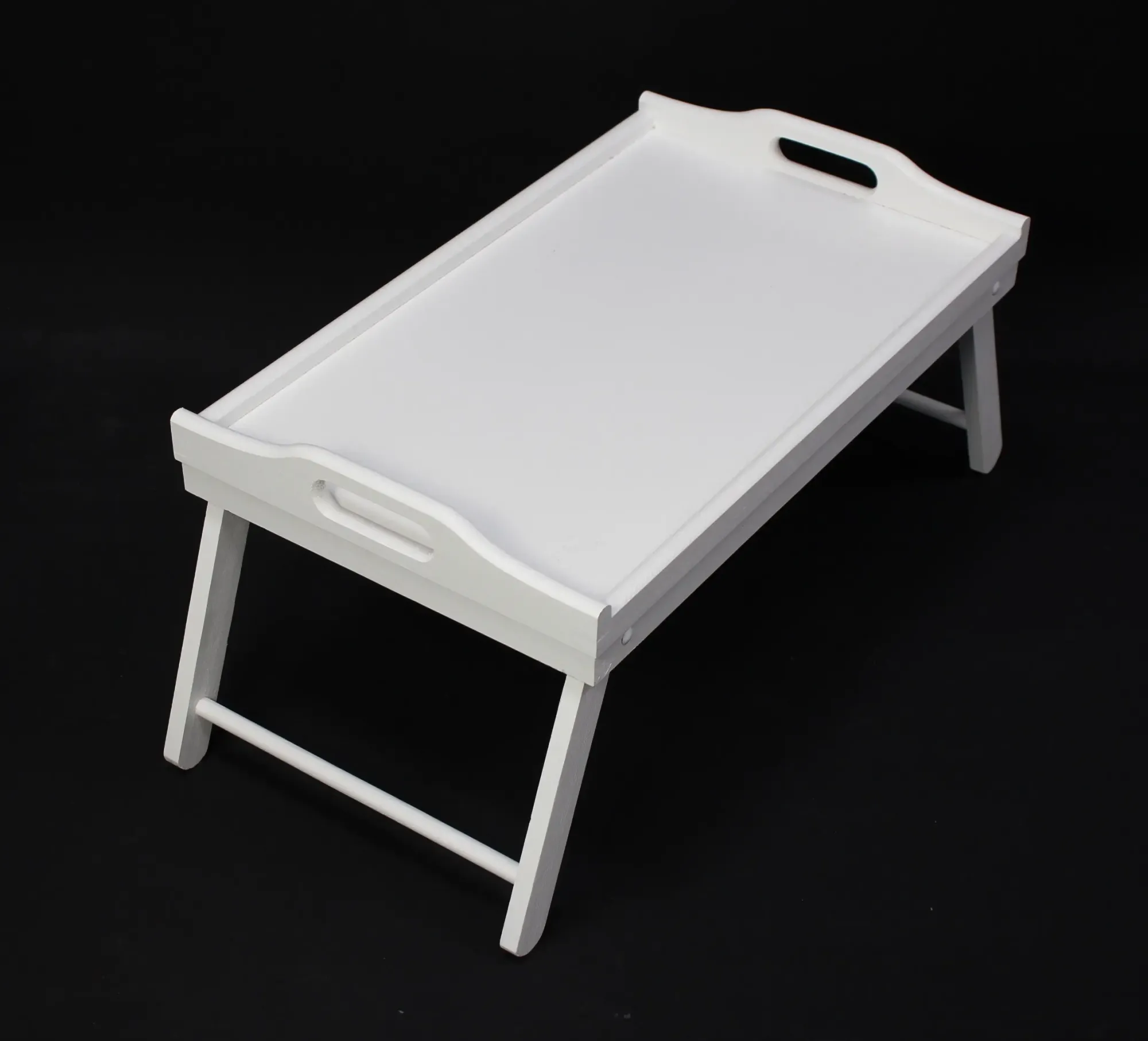 Küche|Tabletts|Frank Handels GmbH & Co. KG Tablett "Simply White" mit Füßen