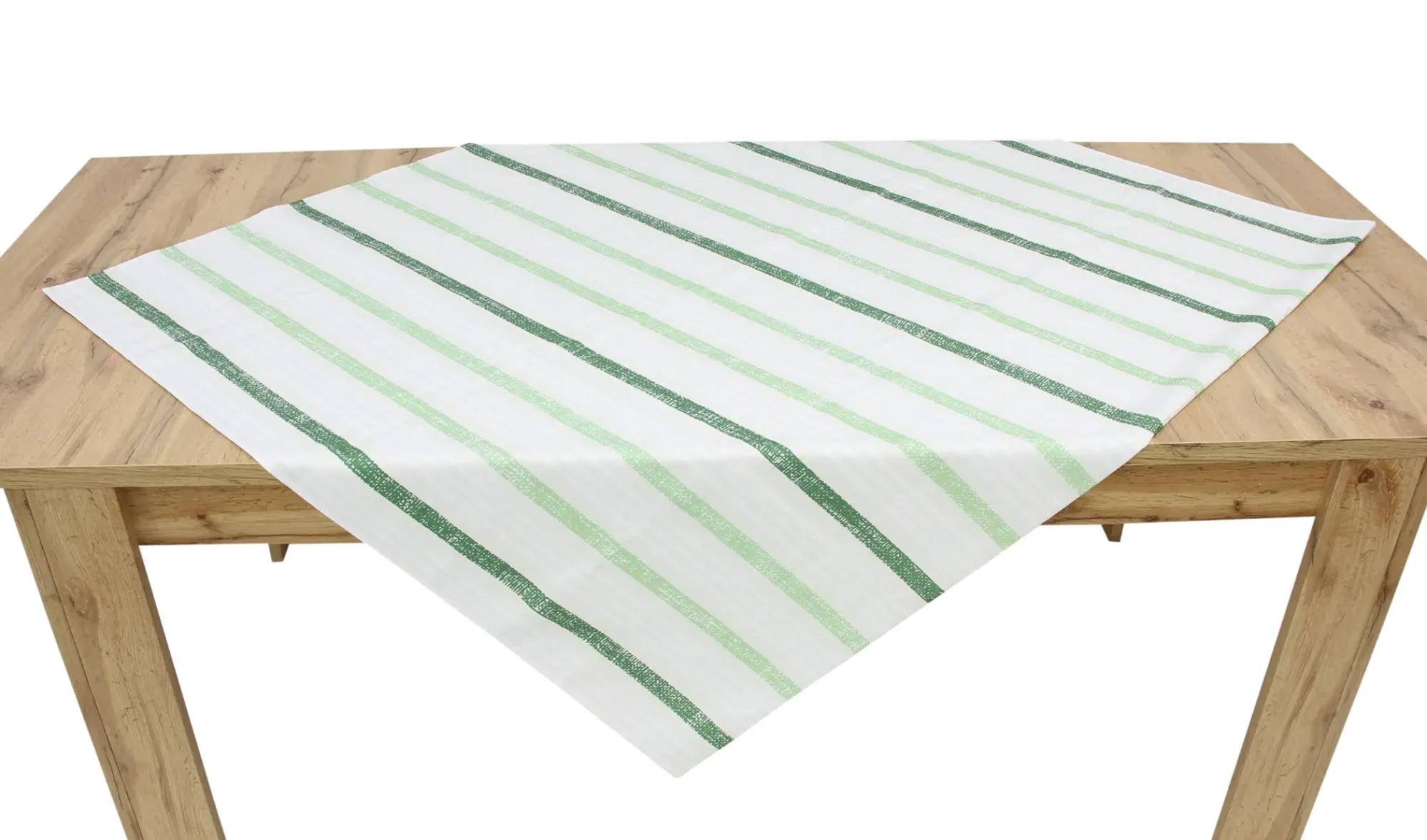 Outdoor-Tafeldecken|Outdoortextilien|Frank Handels GmbH & Co. KG Tafeldecke "Green Stripes"